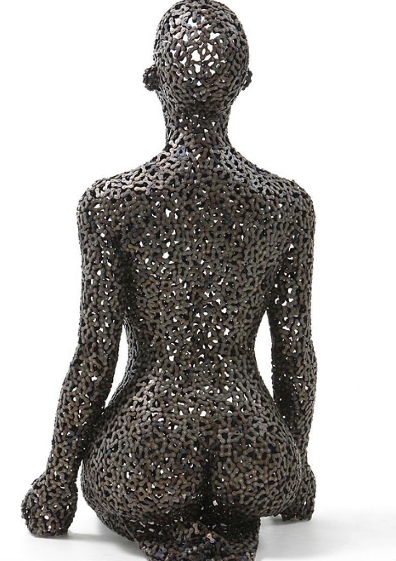 Young-Deok Seo chain art sculptures.