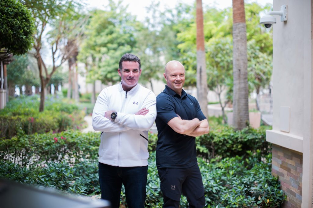 Under Armour's Kevin Plank and Patrick Frisk