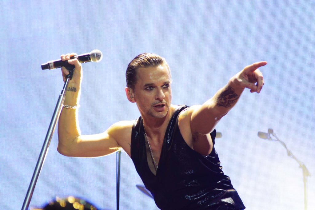 Depeche Mode singer Dave Gahan.
