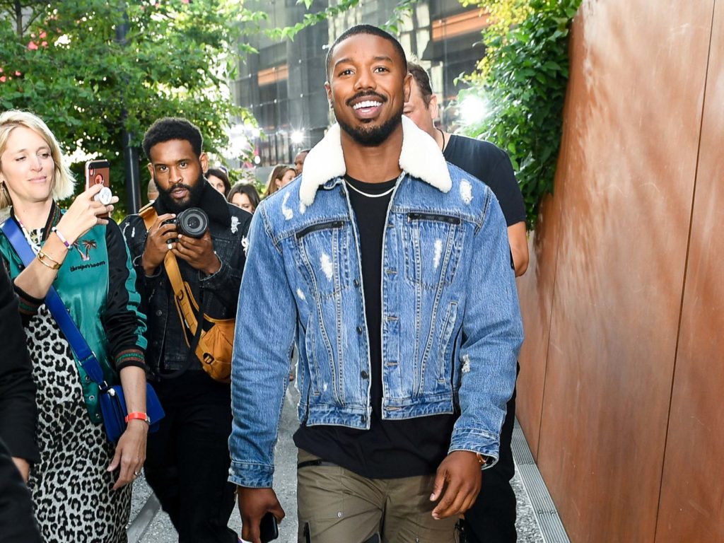 Michael B. Jordan wearing Coach.