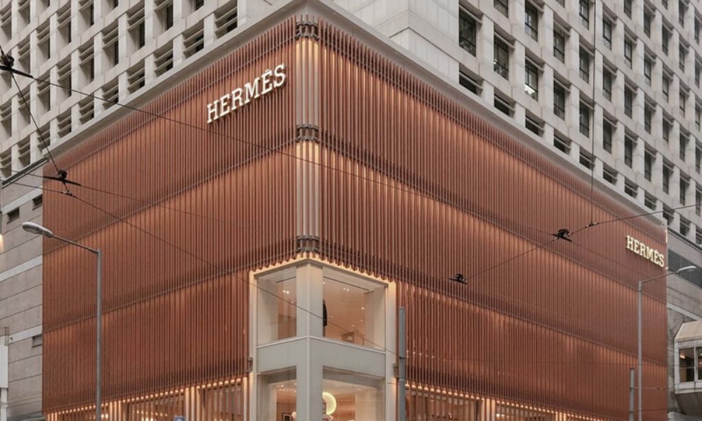 Hermes flagship store in Guangzhou.