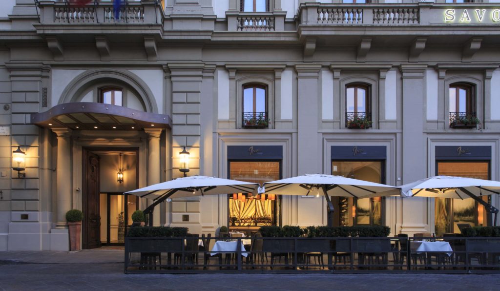Savoy Florence hotel facade